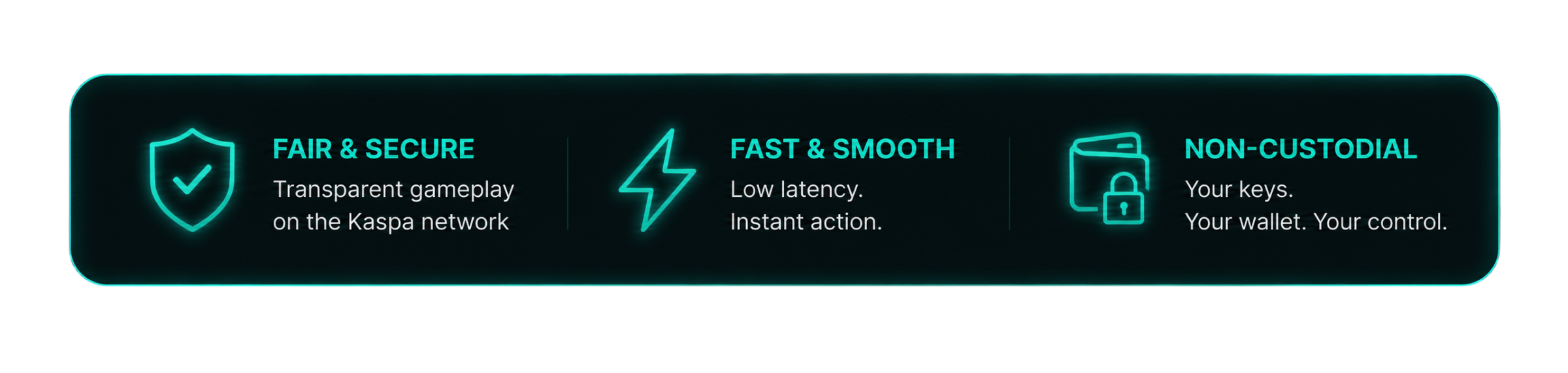Fair and secure, fast and smooth, non-custodial